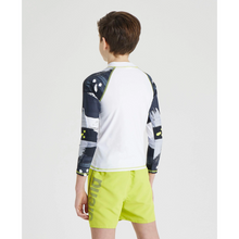 Load image into Gallery viewer, arena-boys-long-sleeves-rash-guard-white-grey-multi-003143-152-ontario-swim-hub-3