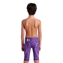 Load image into Gallery viewer, arena-boys-powerskin-st-next-jammer-limited-edition-leopard-skin-violet-006352-877-ontario-swim-hub-2