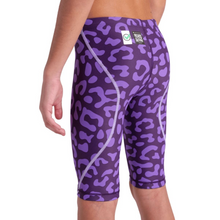 Load image into Gallery viewer, arena-boys-powerskin-st-next-jammer-limited-edition-leopard-skin-violet-006352-877-ontario-swim-hub-5