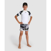 Load image into Gallery viewer, arena-boys-short-sleeves-rash-guard-white-grey-multi-003144-152-ontario-swim-hub-5