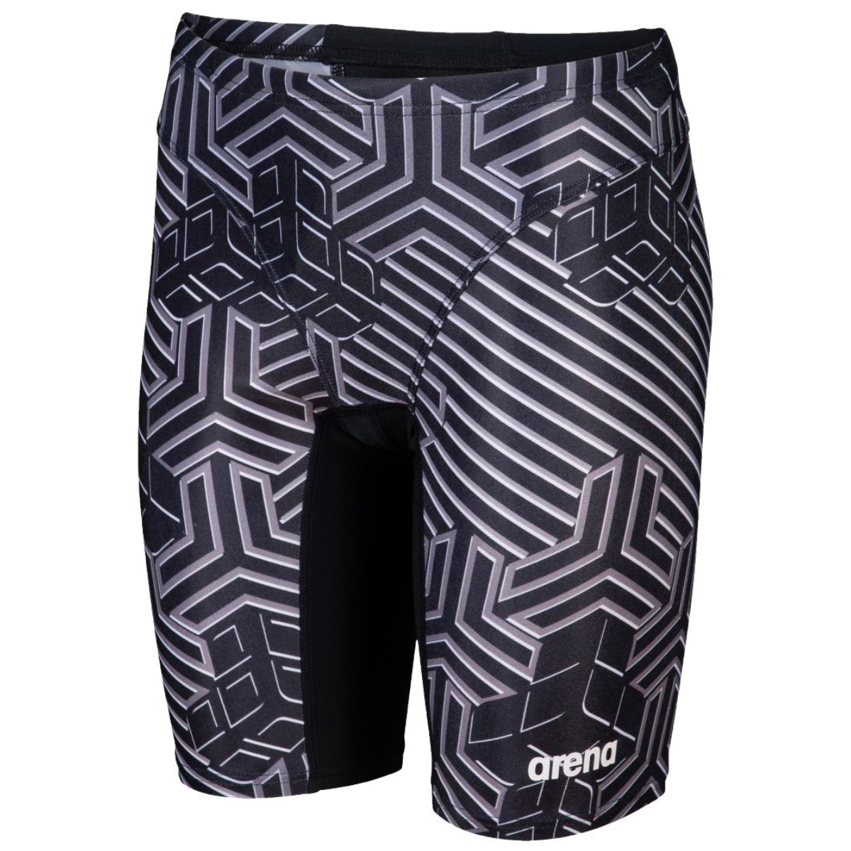 MYPROTEIN - kumaco BOYS' ARENA SWIM JAMMER KIKKO PRO - BLACK/BLACK MULTI