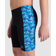 Load image into Gallery viewer, arena-boys-swim-jammer-pool-tiles-black-blue-multi-007227-580-ontario-swim-hub-8
