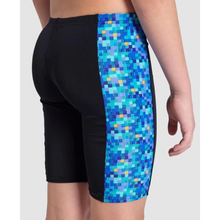 Load image into Gallery viewer, arena-boys-swim-jammer-pool-tiles-black-blue-multi-007227-580-ontario-swim-hub-9