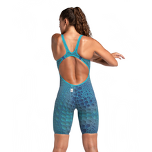 Load image into Gallery viewer,     arena-caimano-special-edition-womens-open-back-powerskin-carbon-air2-kneeskin-abyss-caimano-006341-203-ontario-swim-hub-2
