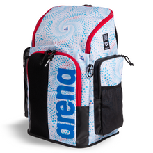 Load image into Gallery viewer, arena-fireflow-spiky-iii-backpack-45-allover-fireflow-white-006272-126-ontario-swim-hub-1