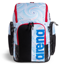 Load image into Gallery viewer, arena-fireflow-spiky-iii-backpack-45-allover-fireflow-white-006272-126-ontario-swim-hub-2