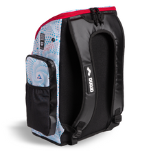 Load image into Gallery viewer, arena-fireflow-spiky-iii-backpack-45-allover-fireflow-white-006272-126-ontario-swim-hub-3