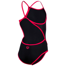 Load image into Gallery viewer, arena-girls-arena-cats-swimsuit-superfly-back-black-freak-rose-004682-550-ontario-swim-hub-4