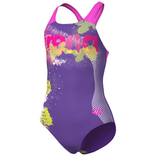 Load image into Gallery viewer, arena-girls-light-tricks-swimsuit-swim-pro-back-violet-shocking-pink-multi-008309-990-ontario-swim-hub-1