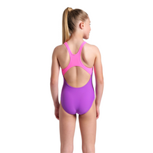 Load image into Gallery viewer, arena-girls-light-tricks-swimsuit-swim-pro-back-violet-shocking-pink-multi-008309-990-ontario-swim-hub-5