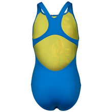 Load image into Gallery viewer, arena-girls-palette-swimsuit-swim-pro-back-multi-soft-green-blue-river-007918-608-ontario-swim-hub-2