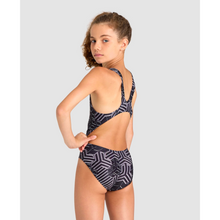 Load image into Gallery viewer,     arena-girls-swimsuit-kikko-pro-black-black-multi-005900-550-ontario-swim-hub-6
