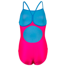 Load image into Gallery viewer, arena-girls-swimsuit-light-drop-solid-freak-rose-turquoise-005919-400-ontario-swim-hub-3