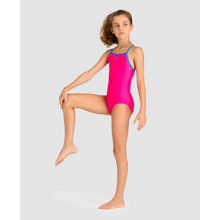 Load image into Gallery viewer,     arena-girls-swimsuit-light-drop-solid-freak-rose-turquoise-005919-400-ontario-swim-hub-7