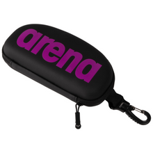 Load image into Gallery viewer, arena-goggle-case-black-purple-black-1e048-102-ontario-swim-hub-2