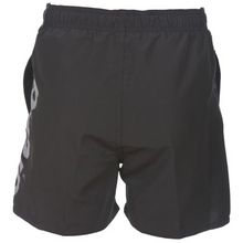 Load image into Gallery viewer, arena-junior-fundamentals-logo-boxer-swim-shorts-black-white-000662-501-ontario-swim-hub-4
