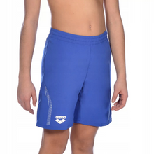 Load image into Gallery viewer, arena-junior-team-line-bermuda-swim-shorts-royal-1d357-80-ontario-swim-hub-2