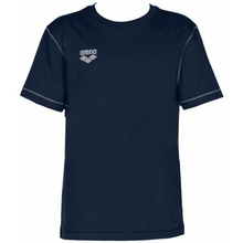 Load image into Gallery viewer, arena-junior-team-line-short-sleeve-tee-navy-1d360-70-ontario-swim-hub-1