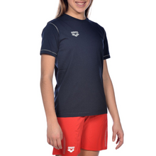 Load image into Gallery viewer, arena-junior-team-line-short-sleeve-tee-navy-1d360-70-ontario-swim-hub-2