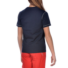 Load image into Gallery viewer, arena-junior-team-line-short-sleeve-tee-navy-1d360-70-ontario-swim-hub-3