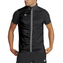 Load image into Gallery viewer,     arena-mens-gilet-black-silver-005376-550-ontario-swim-hub-1