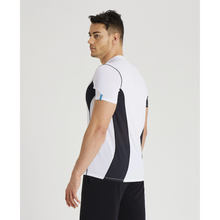 Load image into Gallery viewer,     arena-mens-panel-t-shirt-white-black-005058-105-ontario-swim-hub-3