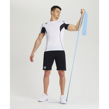 Load image into Gallery viewer,     arena-mens-panel-t-shirt-white-black-005058-105-ontario-swim-hub-4