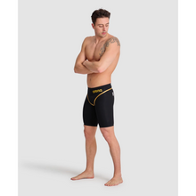 Load image into Gallery viewer, arena-mens-powerskin-carbon-core-fx-50th-anniversary-limited-edition-jammer-black-gold-ontario-swim-hub-11