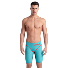 Load image into Gallery viewer, arena-mens-powerskin-carbon-core-fx-jammer-turquoise-metallic-006340-550-ontario-swim-hub-1