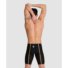 Load image into Gallery viewer,     arena-mens-powerskin-carbon-glide-50th-anniversary-limited-edition-jammer-black-gold-ontario-swim-hub-10