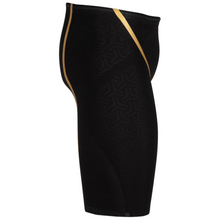 Load image into Gallery viewer,     arena-mens-powerskin-carbon-glide-50th-anniversary-limited-edition-jammer-black-gold-ontario-swim-hub-5