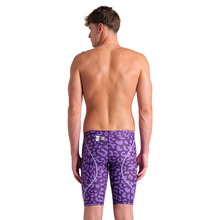 Load image into Gallery viewer, arena-mens-powerskin-st-next-jammer-limited-edition-leopard-skin-violet-006351-877-2