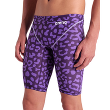 Load image into Gallery viewer, arena-mens-powerskin-st-next-jammer-limited-edition-leopard-skin-violet-006351-877-4