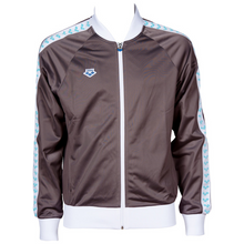 Load image into Gallery viewer, arena-mens-relax-iv-team-jacket-espresso-white-mint-001229-208-ontario-swim-hub-1