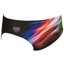 Load image into Gallery viewer, arena-mens-shining-brief-black-soft-green-001303-506-ontario-swim-hub-1