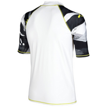 Load image into Gallery viewer, arena-mens-short-sleeves-allover-rash-vest-white-grey-multi-003128-152-ontario-swim-hub-2
