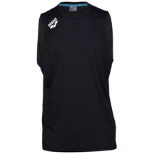 Load image into Gallery viewer,  arena-mens-sleeveless-tee-solid-black-005187-500-ontario-swim-hub-1