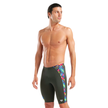 Load image into Gallery viewer, arena-mens-swim-jammer-picture-dark-sage-dark-sage-multi-010722-650-ontario-swim-hub-1