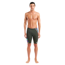 Load image into Gallery viewer, arena-mens-swim-jammer-picture-dark-sage-dark-sage-multi-010722-650-ontario-swim-hub-3
