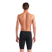 Load image into Gallery viewer, Man wearing black swim jammers on a white background