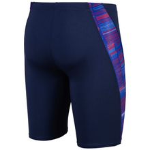 Load image into Gallery viewer, arena-mens-swim-jammer-slow-motion-navy-neon-blue-multi-005984-780-ontario-swim-hub-3