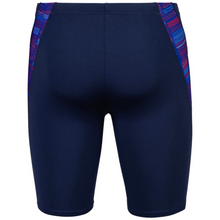 Load image into Gallery viewer, arena-mens-swim-jammer-slow-motion-navy-neon-blue-multi-005984-780-ontario-swim-hub-4
