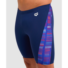 Load image into Gallery viewer, arena-mens-swim-jammer-slow-motion-navy-neon-blue-multi-005984-780-ontario-swim-hub-8