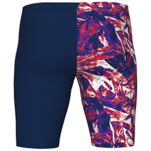Load image into Gallery viewer, arena-mens-swim-jammer-team-crackle-navy-team-redwhiteblue-008153-417-ontario-swim-hub-3