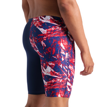 Load image into Gallery viewer, arena-mens-swim-jammer-team-crackle-navy-team-redwhiteblue-008153-417-ontario-swim-hub-7