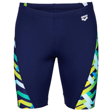 Load image into Gallery viewer, arena-mens-swim-jammer-texture-navy-navy-multi-010734-750-ontario-swim-hub-2