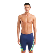 Load image into Gallery viewer, arena-mens-swim-jammer-texture-navy-navy-multi-010734-750-ontario-swim-hub-5