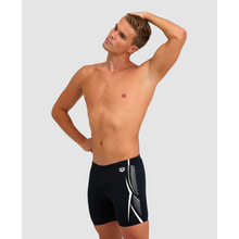 Load image into Gallery viewer, arena-mens-swim-mid-jammer-feather-print-black-006129-500-ontario-swim-hub-5