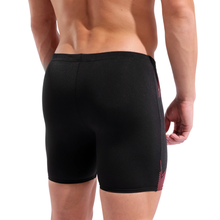 Load image into Gallery viewer, arena-mens-swim-mid-jammer-graphic-black-bright-coral-011185-505-ontario-swim-hub-9