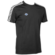 Load image into Gallery viewer, arena-mens-t-shirt-team-black-white-black-001231-501-ontario-swim-hub-1